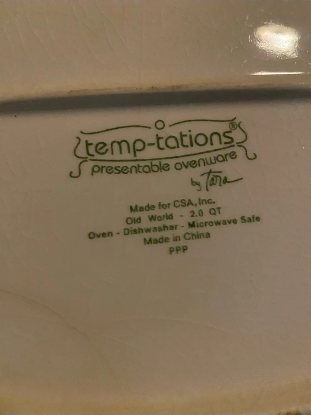 Temptations 4PC Old World Pink and White Floral Ceramic Covered Casserole Dish